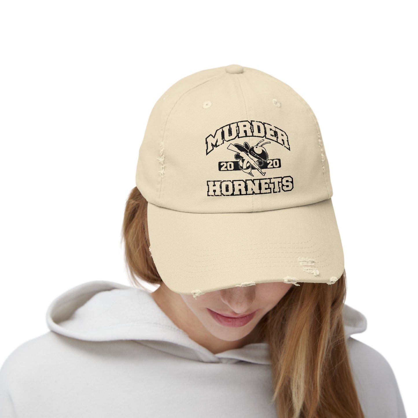 2020 Murder Hornets Distressed Cap