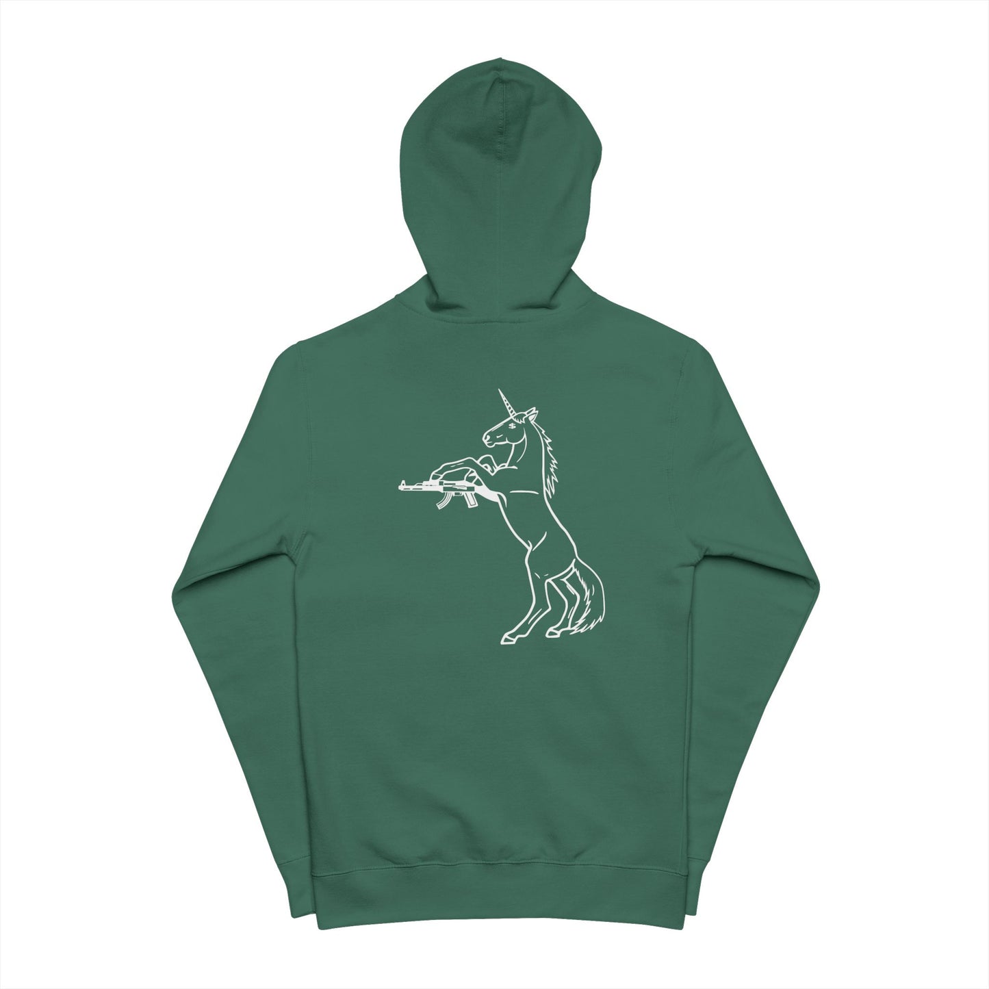 Murder Pony Fleece Zip Up Hoodie