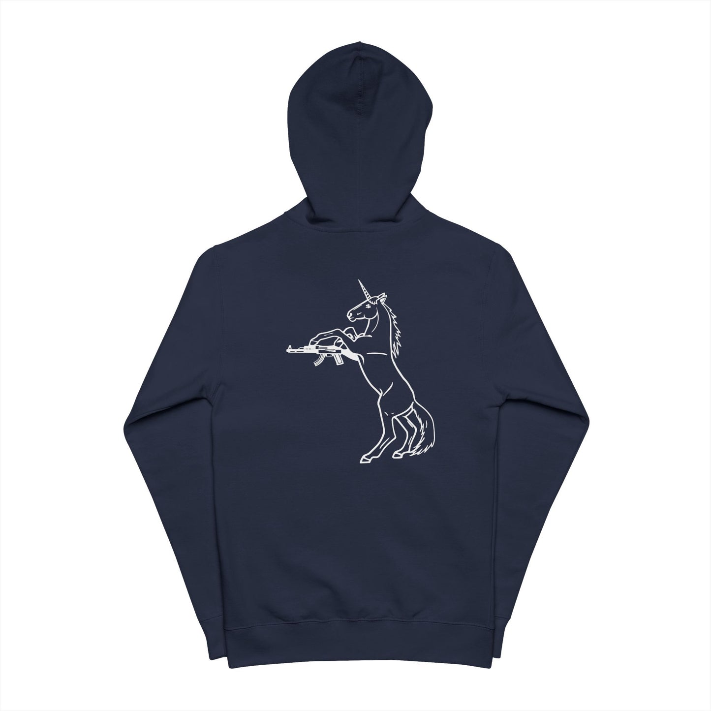 Murder Pony Fleece Zip Up Hoodie
