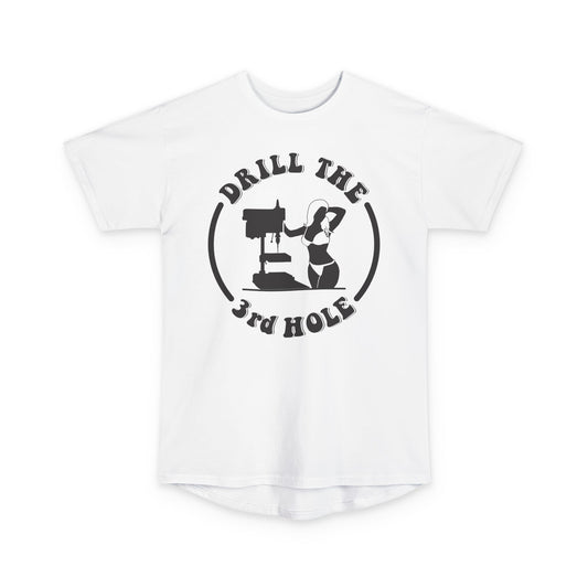 Drill the 3rd Hole Long Body Urban Tee