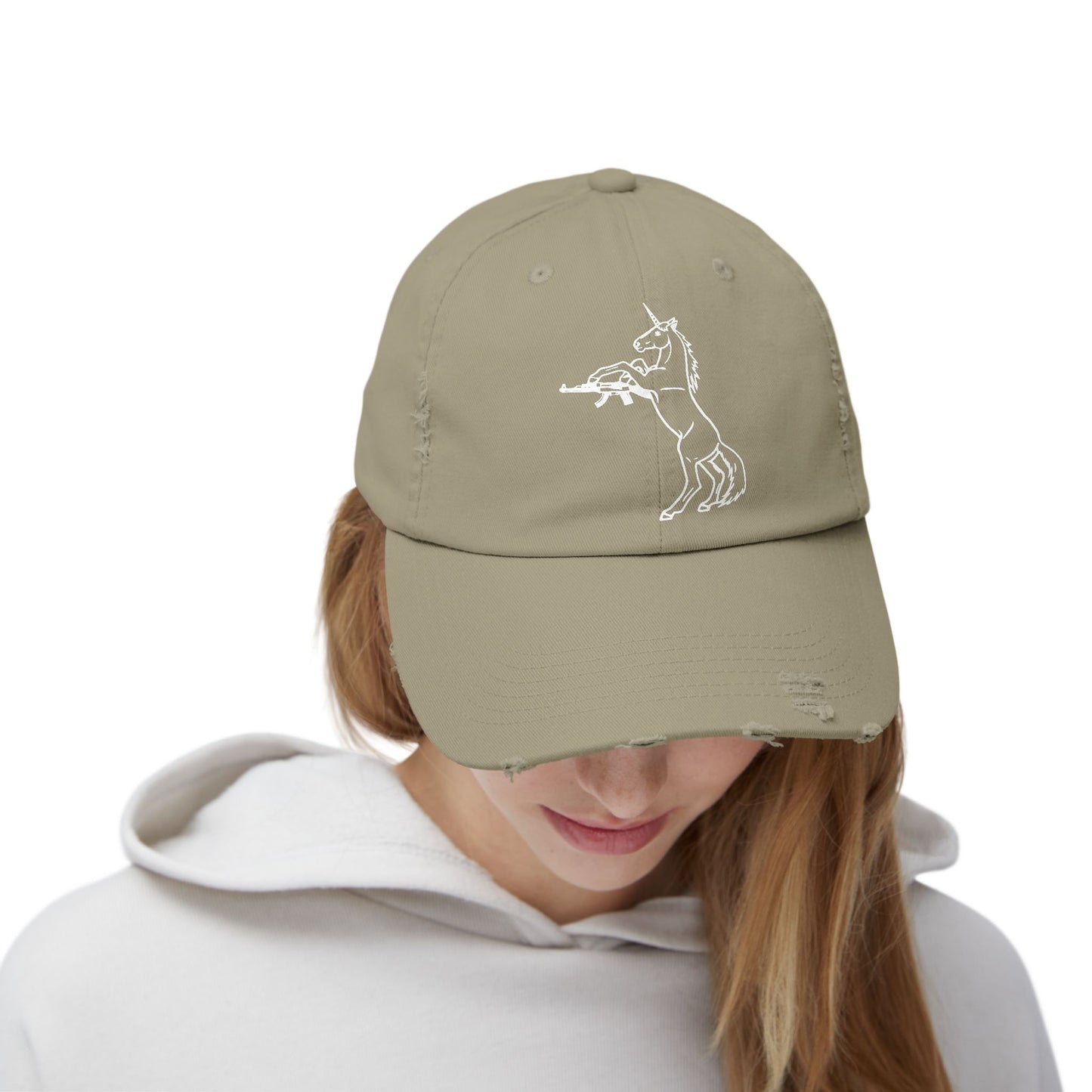 Murder Pony Distressed Cap