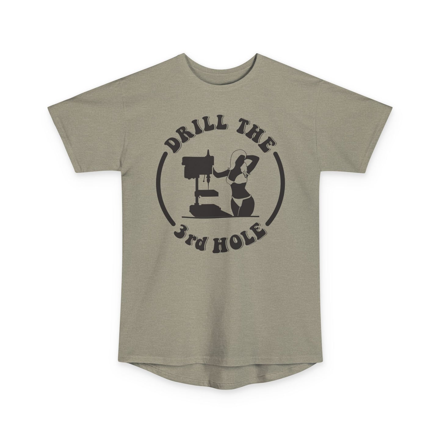 Drill the 3rd Hole Long Body Urban Tee