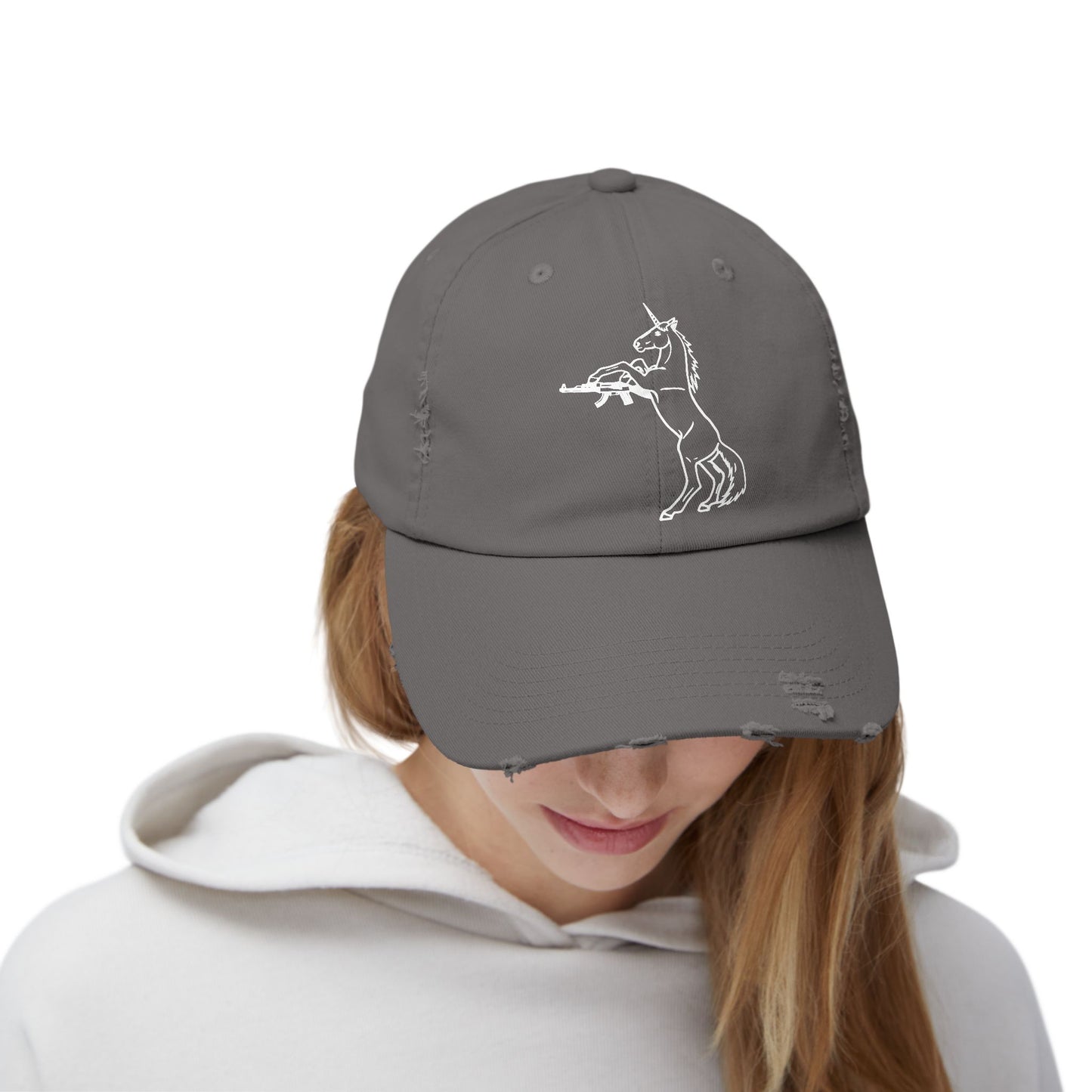 Murder Pony Distressed Cap