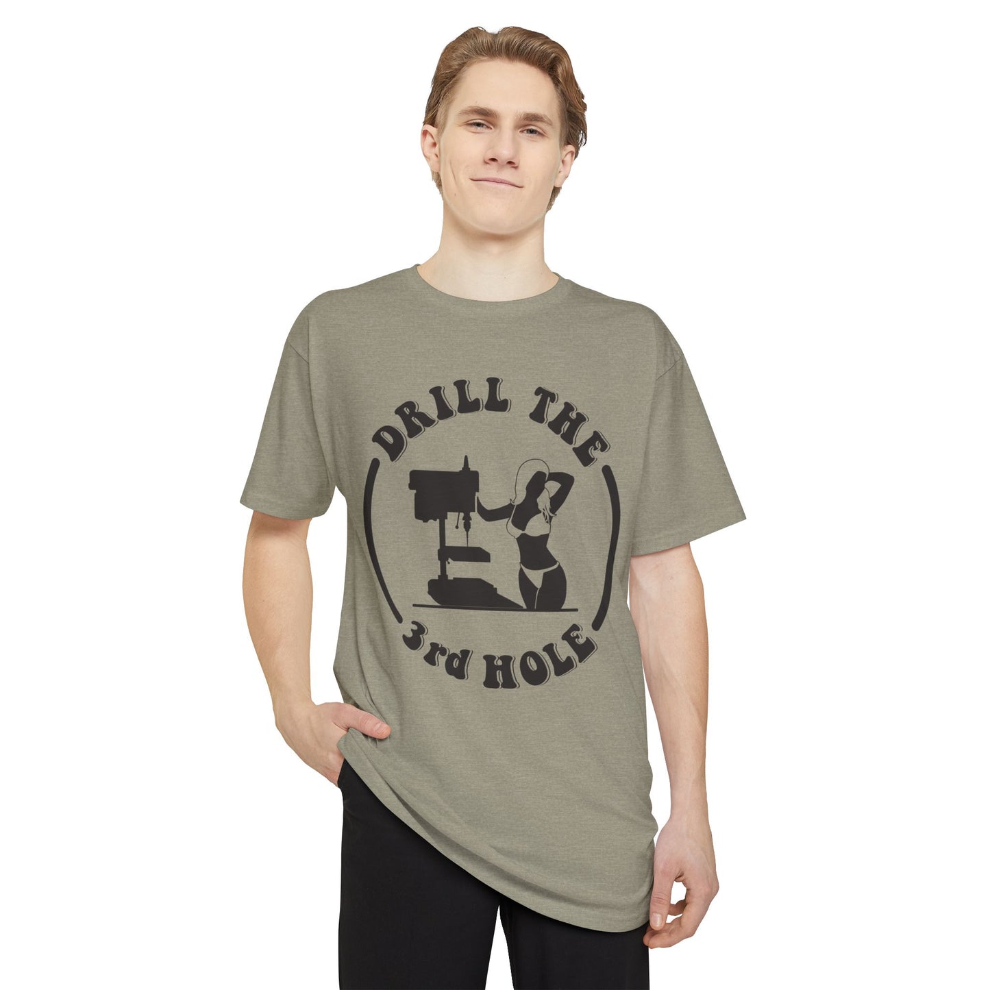 Drill the 3rd Hole Long Body Urban Tee