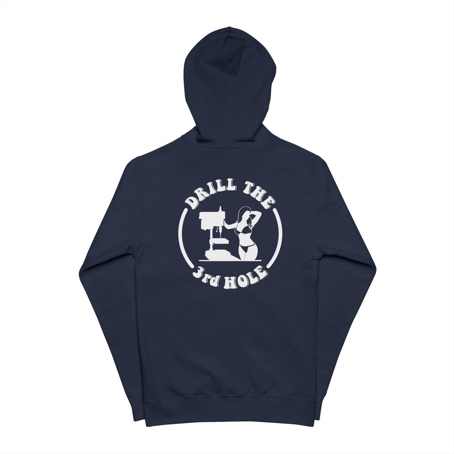 Drill the 3rd Hole Zip Up Hoodie
