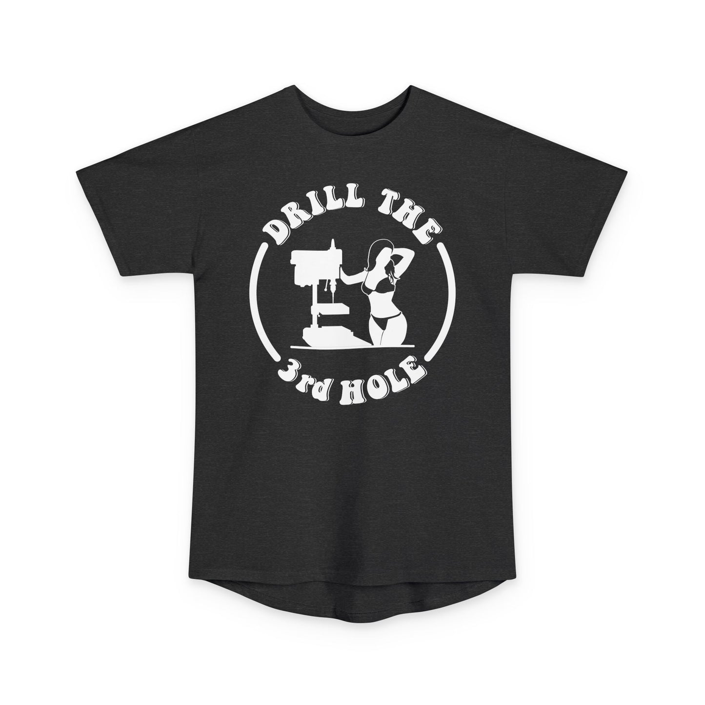 Drill the 3rd Hole Long Body Urban Tee