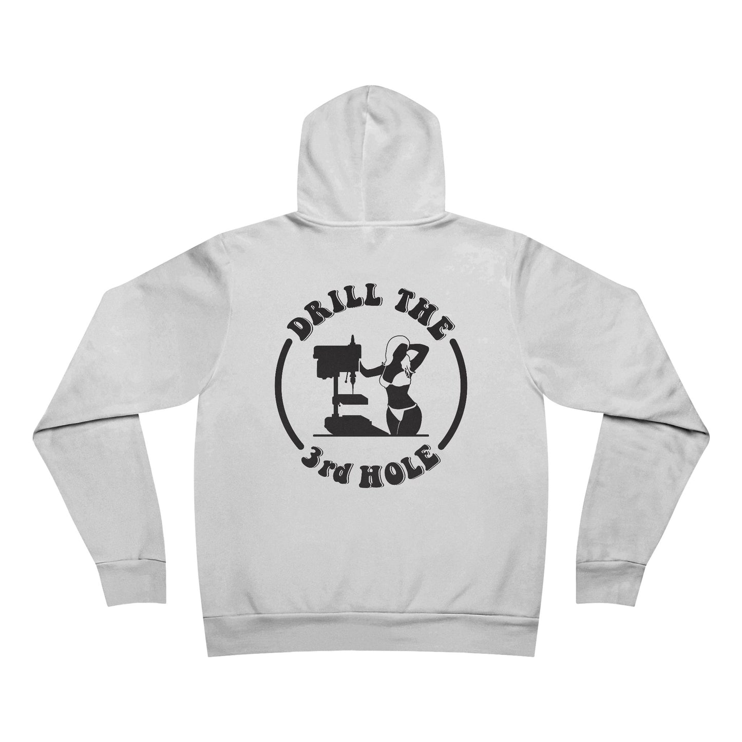 Drill the 3rd Hole Fleece Pullover Hoodie