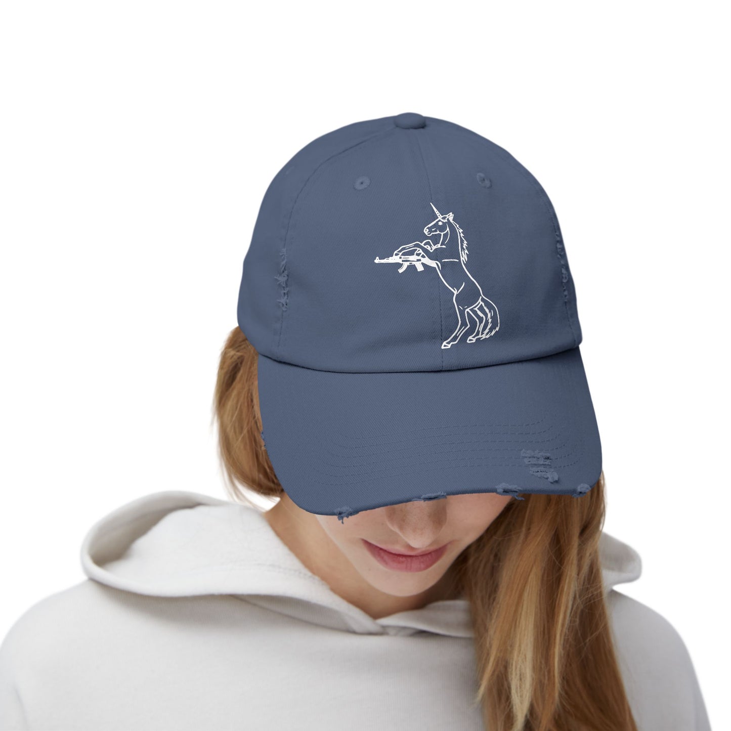 Murder Pony Distressed Cap