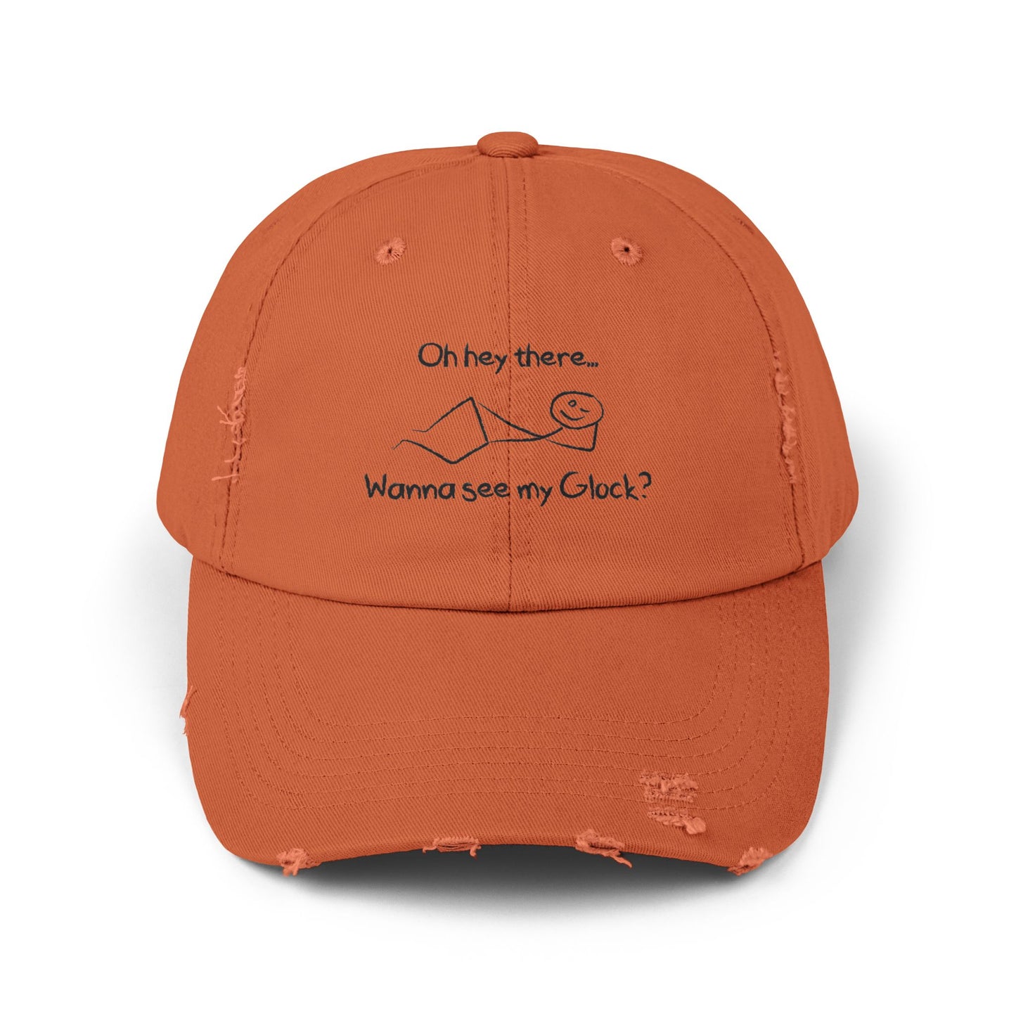 Wanna See My Glock Distressed Cap