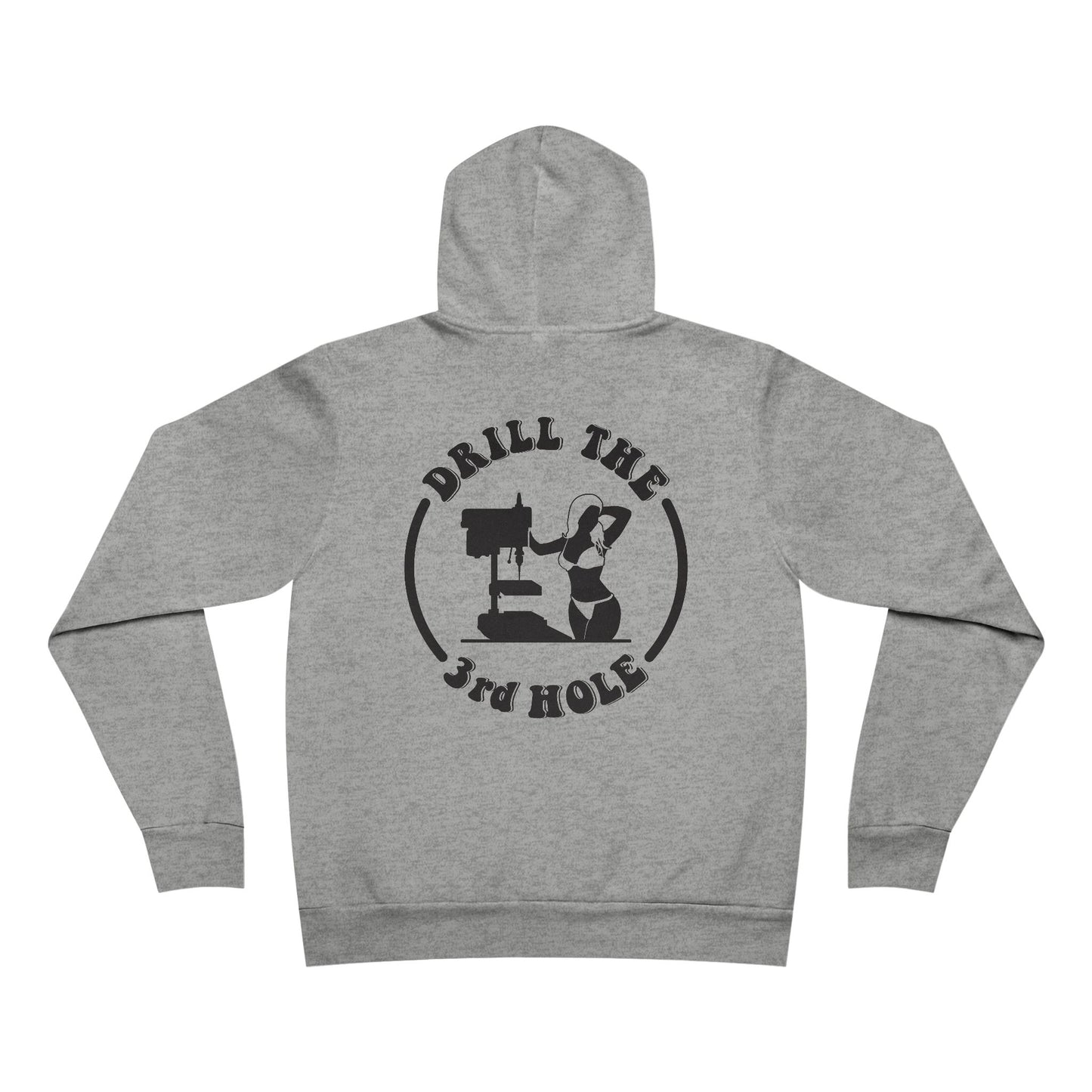 Drill the 3rd Hole Fleece Pullover Hoodie