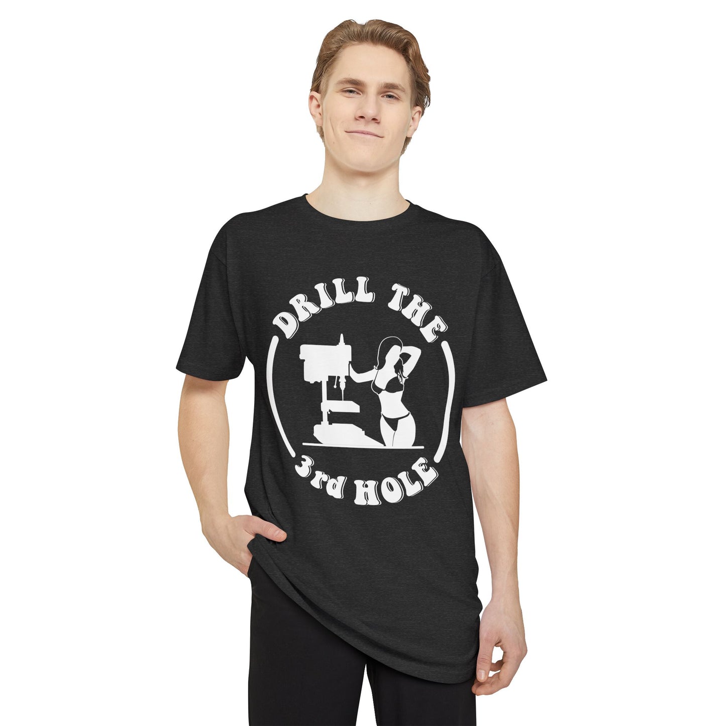 Drill the 3rd Hole Long Body Urban Tee