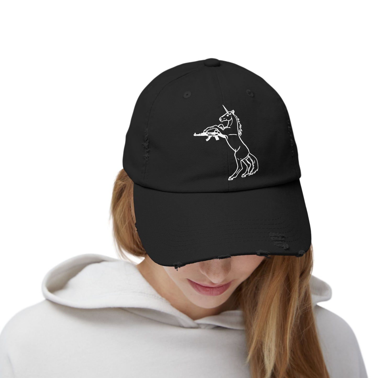 Murder Pony Distressed Cap
