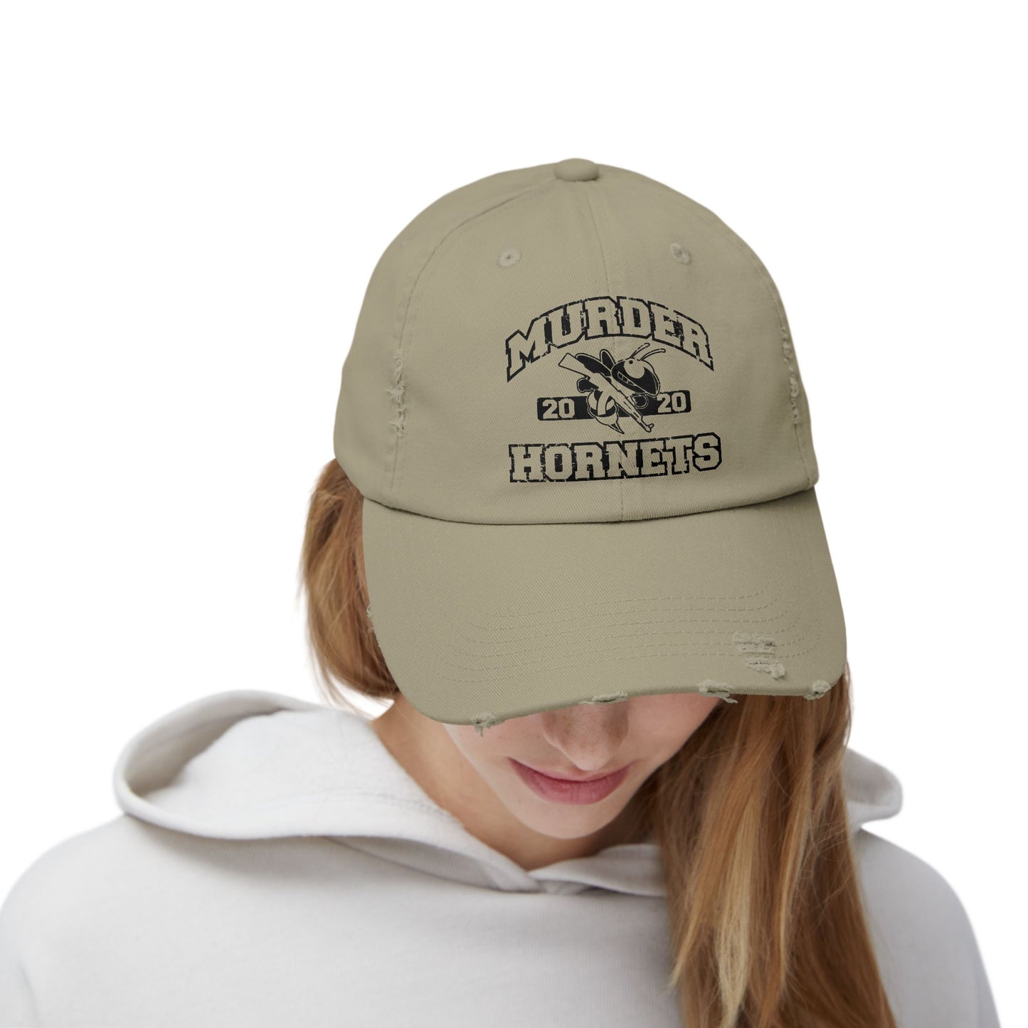 2020 Murder Hornets Distressed Cap