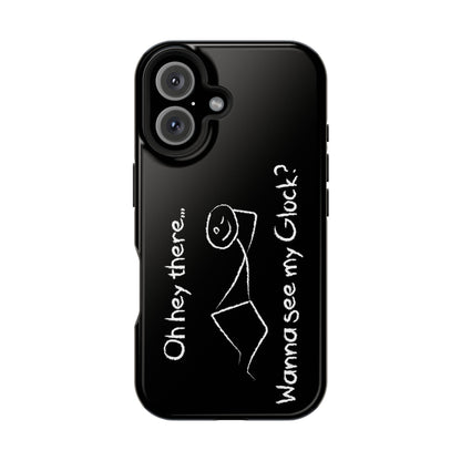 Wanna See My Glock Impact-Resistant Phone Case