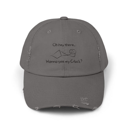Wanna See My Glock Distressed Cap