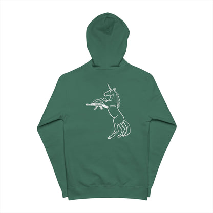 Murder Pony Fleece Zip Up Hoodie