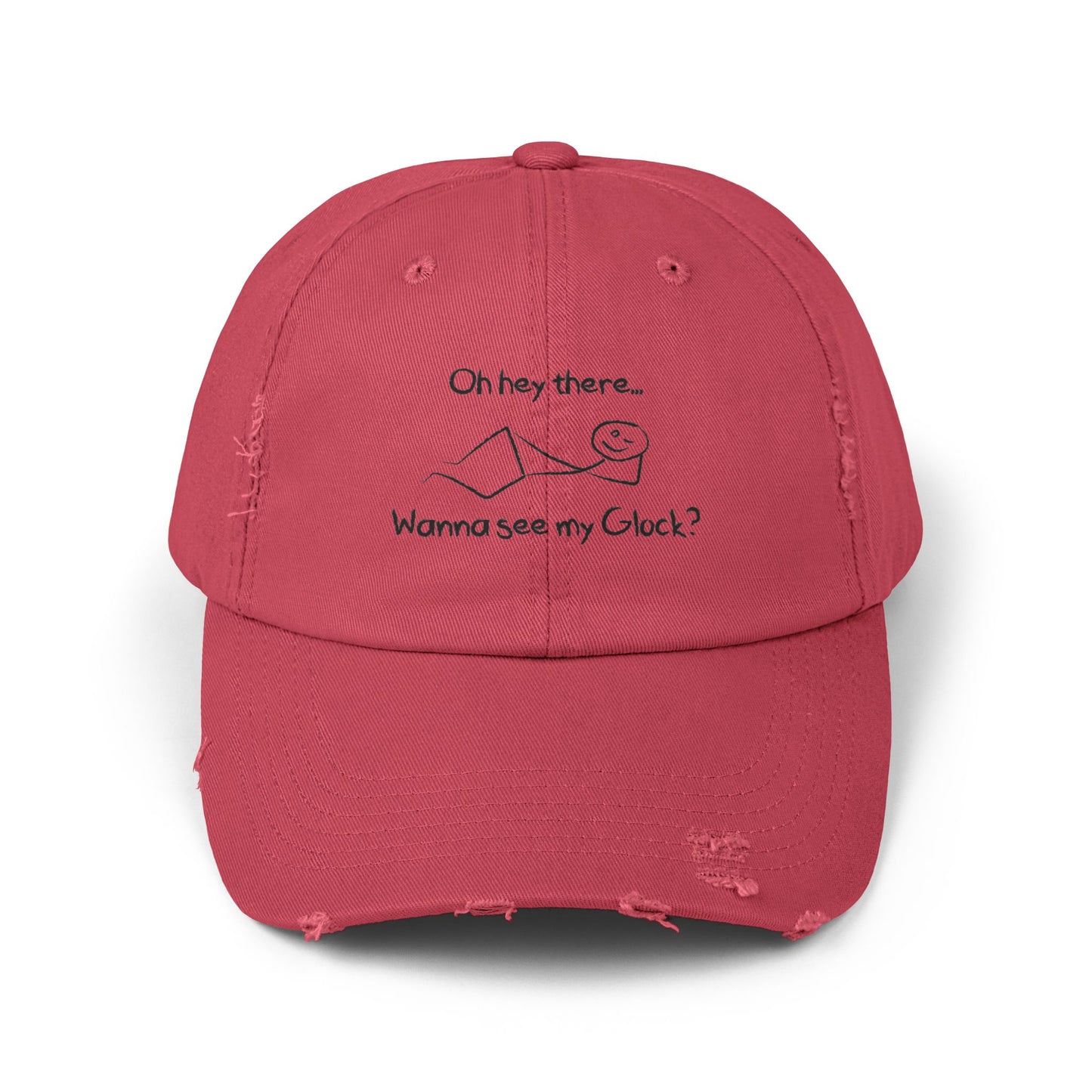 Wanna See My Glock Distressed Cap