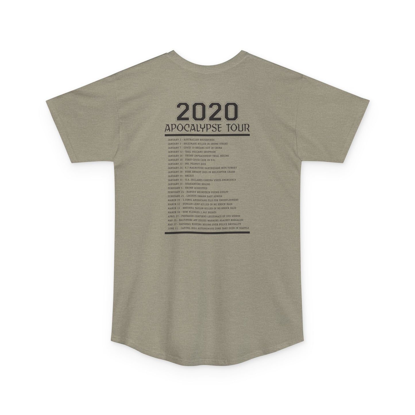 2020 Apocalypse Tour Long Body Urban Tee
