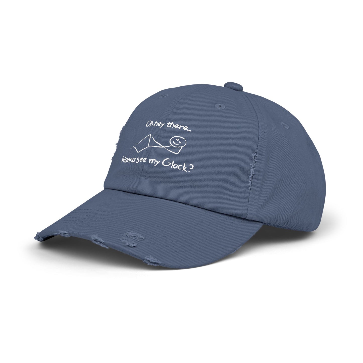 Wanna See My Glock Distressed Cap
