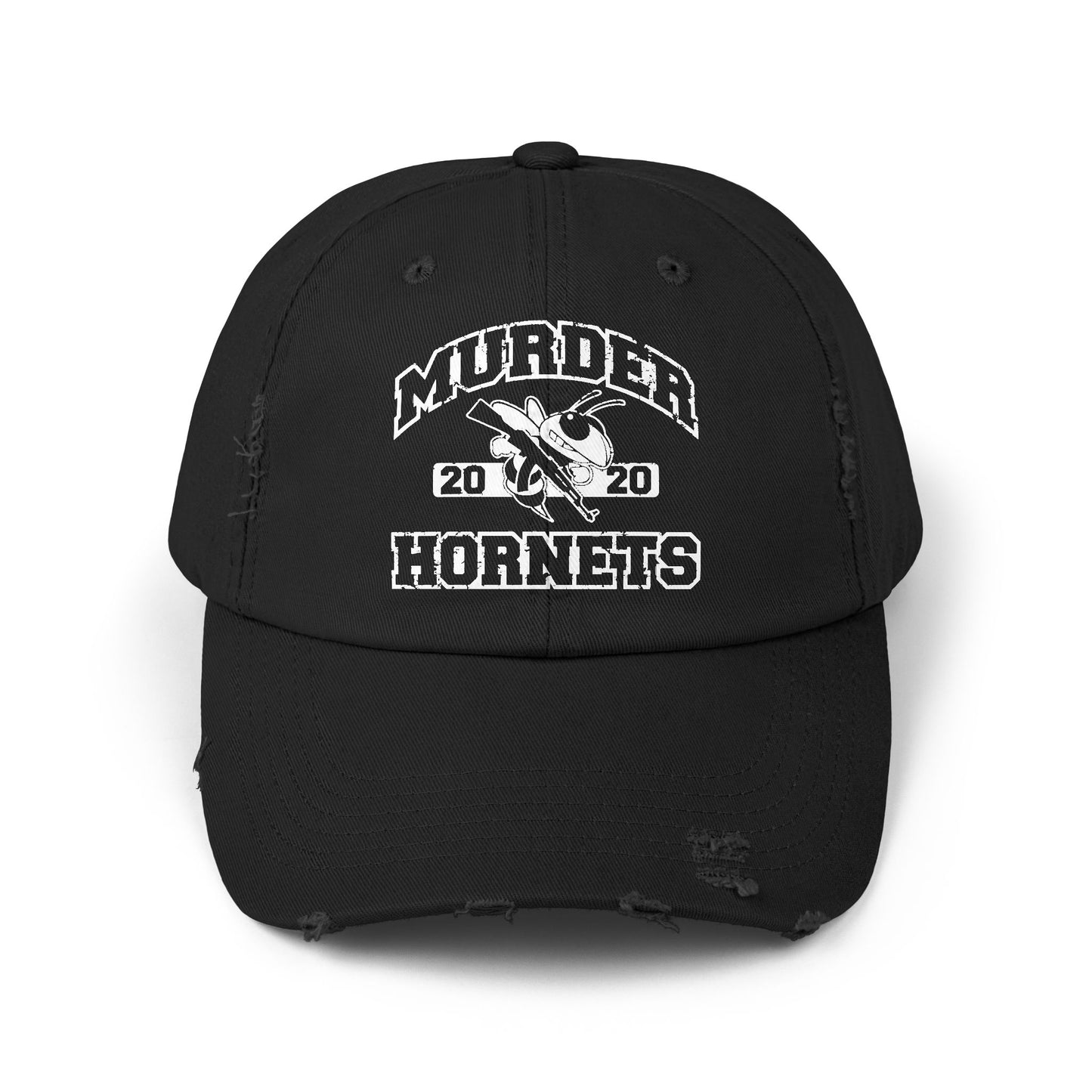 2020 Murder Hornets Distressed Cap