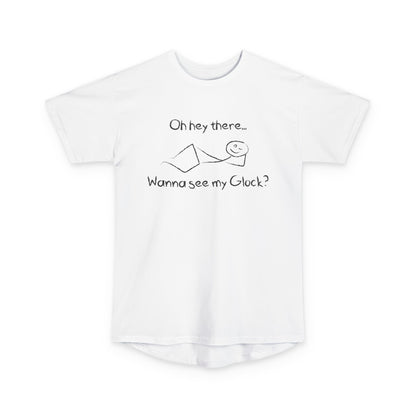 Wanna See My Glock Long Body Urban Tee