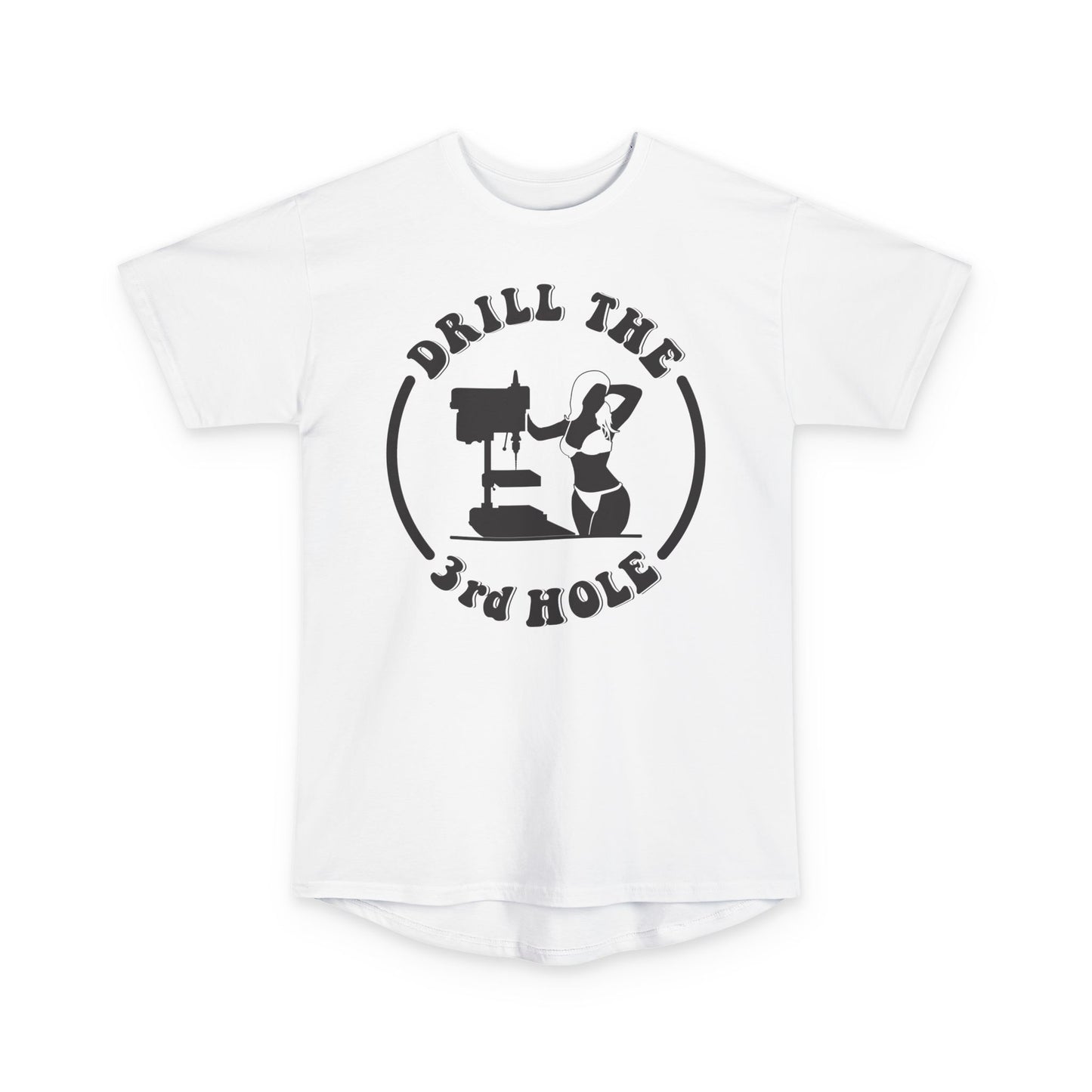 Drill the 3rd Hole Long Body Urban Tee