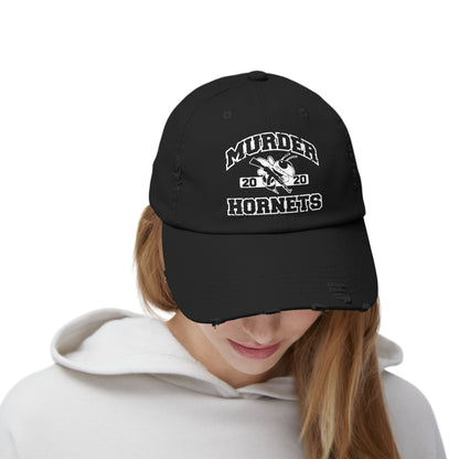 2020 Murder Hornets Distressed Cap