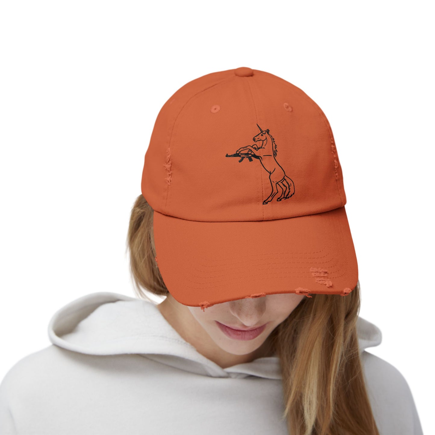 Murder Pony Distressed Cap