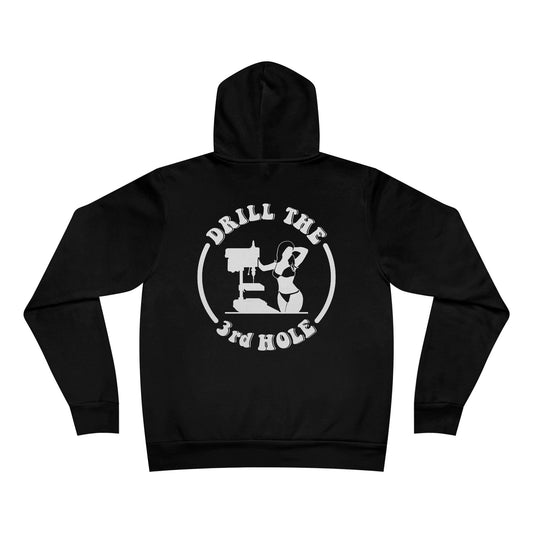 Drill the 3rd Hole Fleece Pullover Hoodie