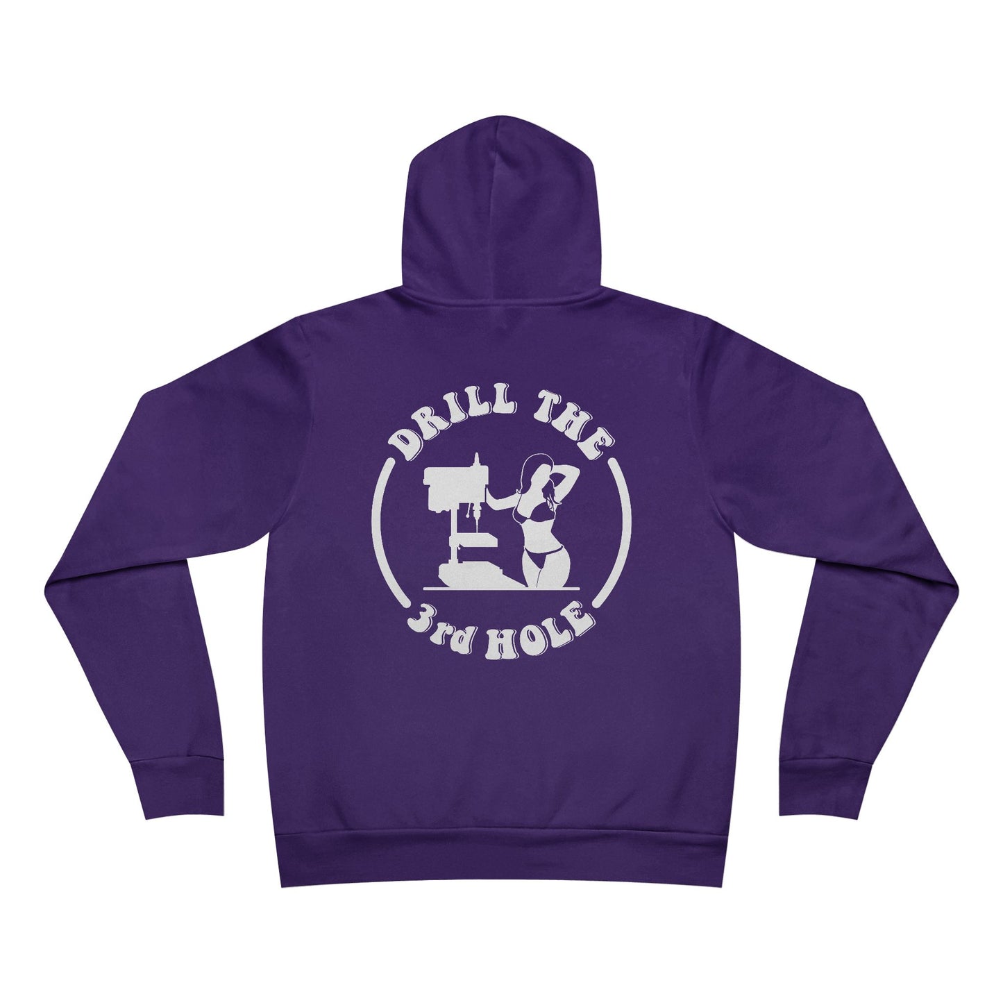 Drill the 3rd Hole Fleece Pullover Hoodie
