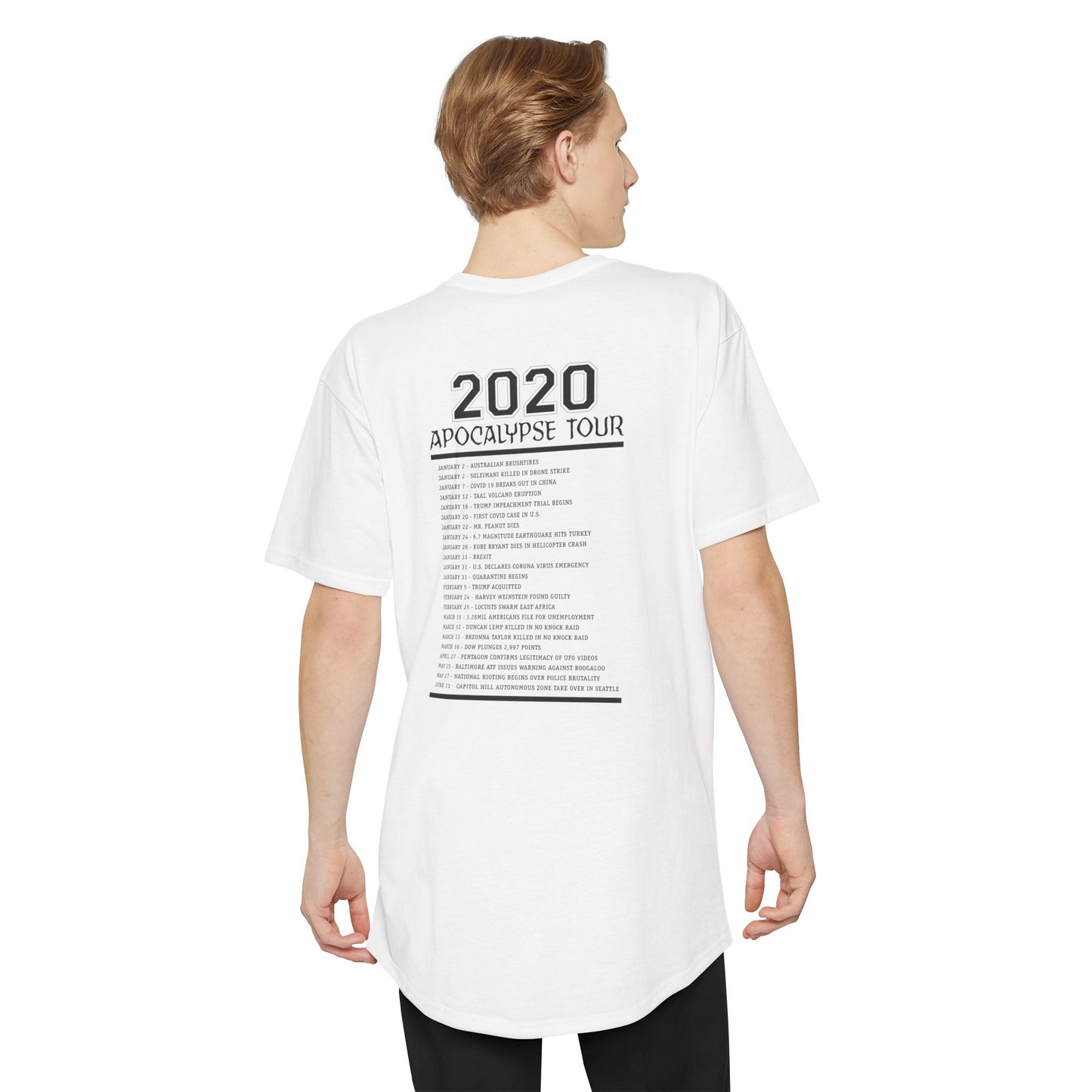 2020 Apocalypse Tour Long Body Urban Tee