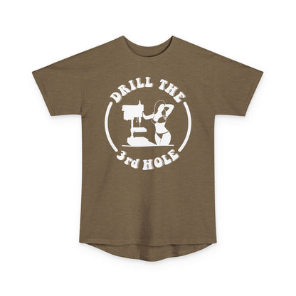 Drill the 3rd Hole Long Body Urban Tee