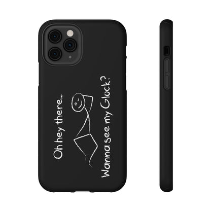 Wanna See My Glock Impact-Resistant Phone Case