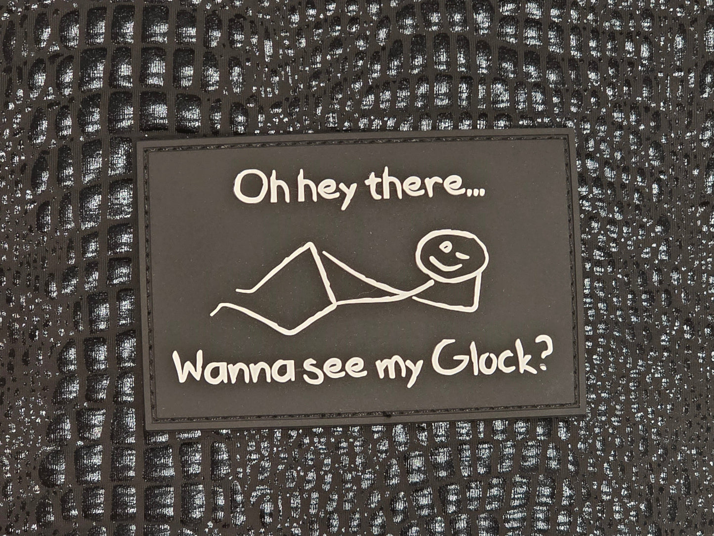 Wanna See My Glock? Patch