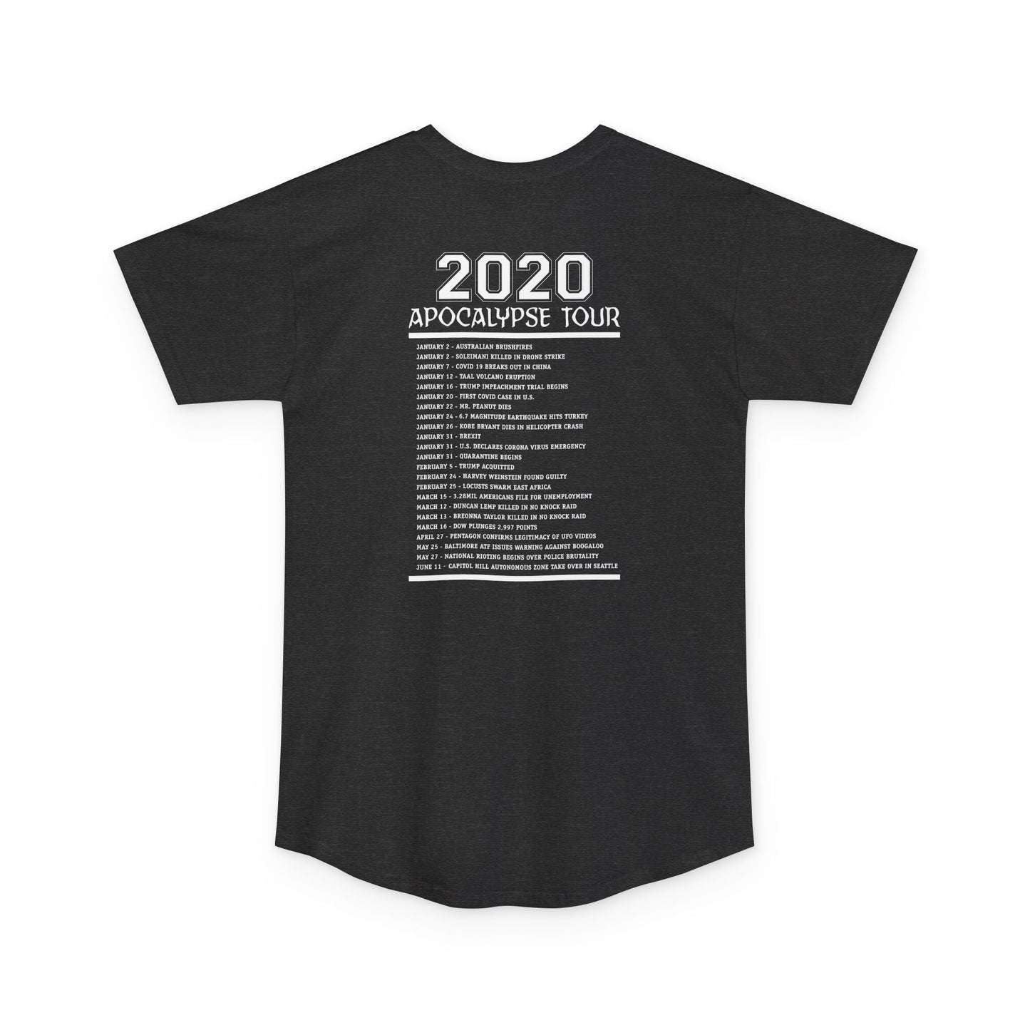 2020 Apocalypse Tour Long Body Urban Tee