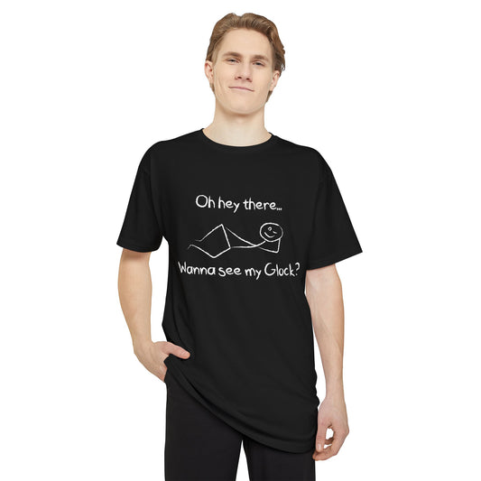 Wanna See My Glock Long Body Urban Tee