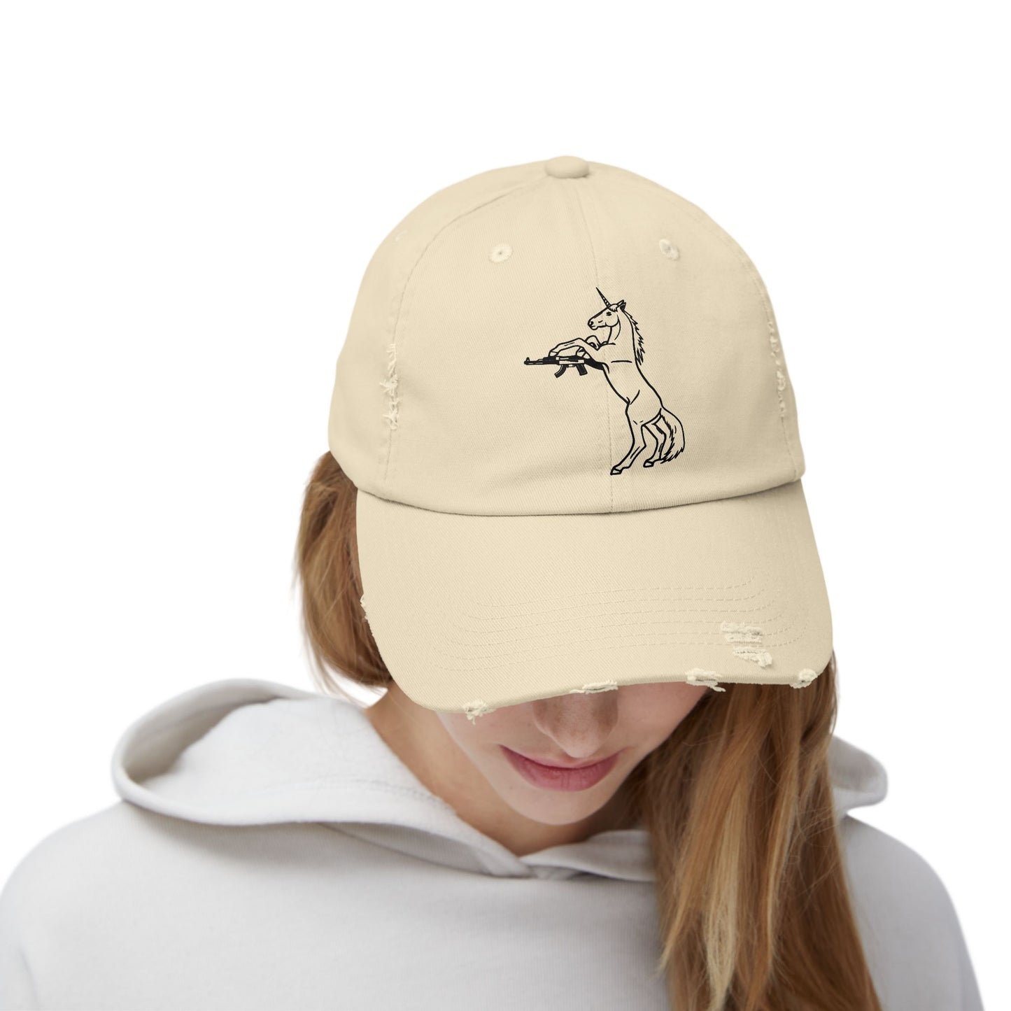 Murder Pony Distressed Cap
