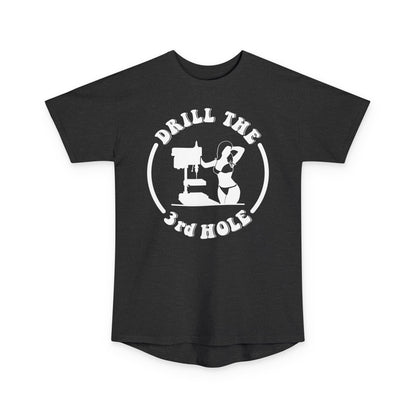 Drill the 3rd Hole Long Body Urban Tee