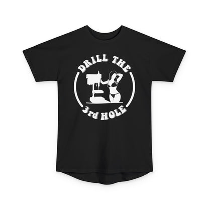 Drill the 3rd Hole Long Body Urban Tee
