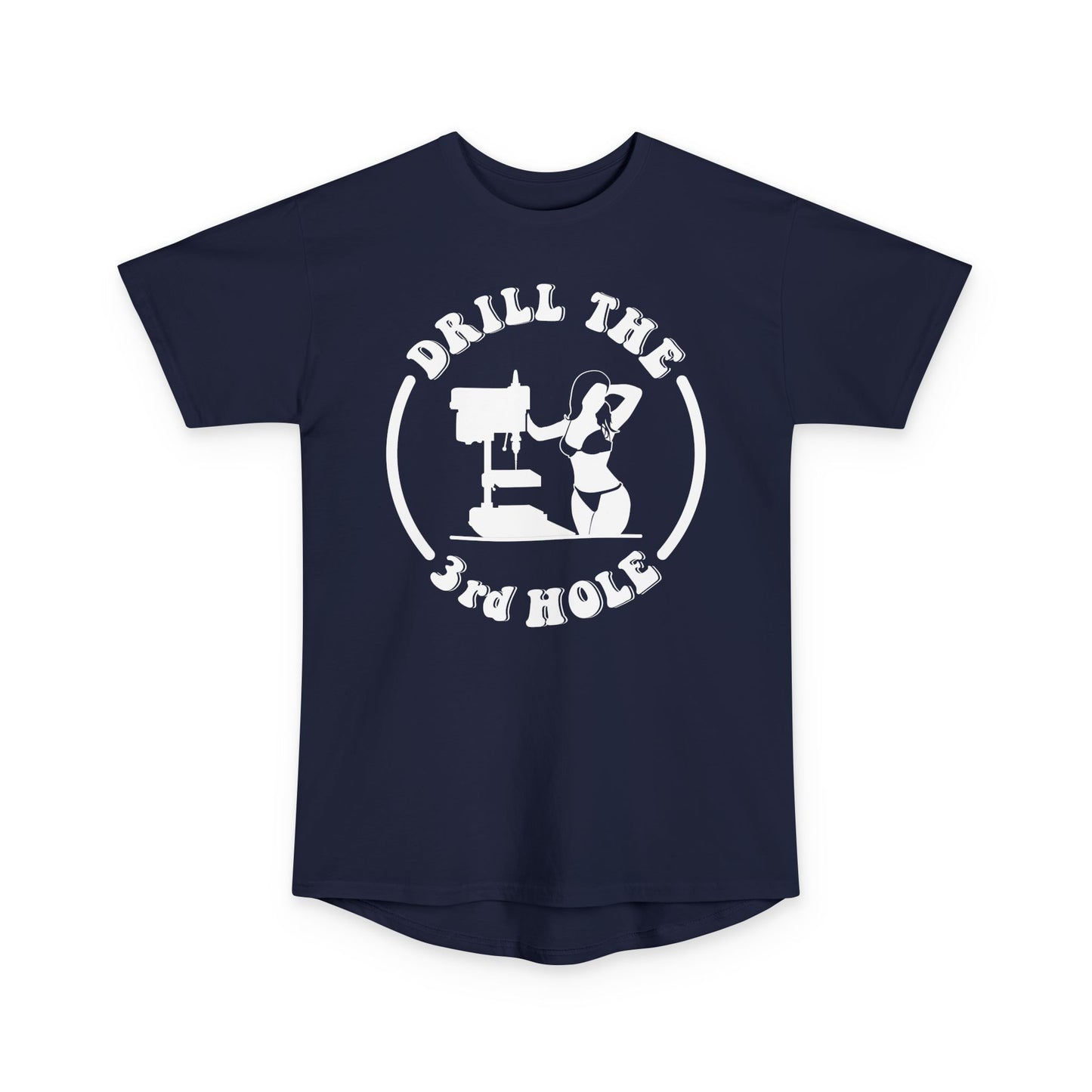 Drill the 3rd Hole Long Body Urban Tee