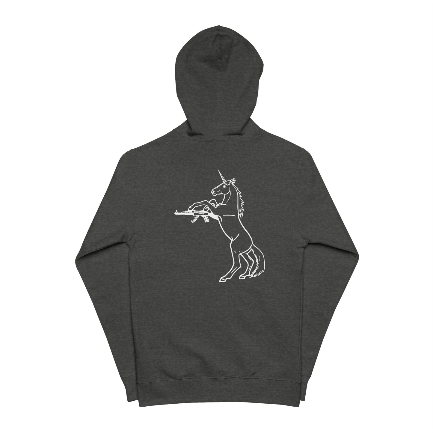 Murder Pony Fleece Zip Up Hoodie